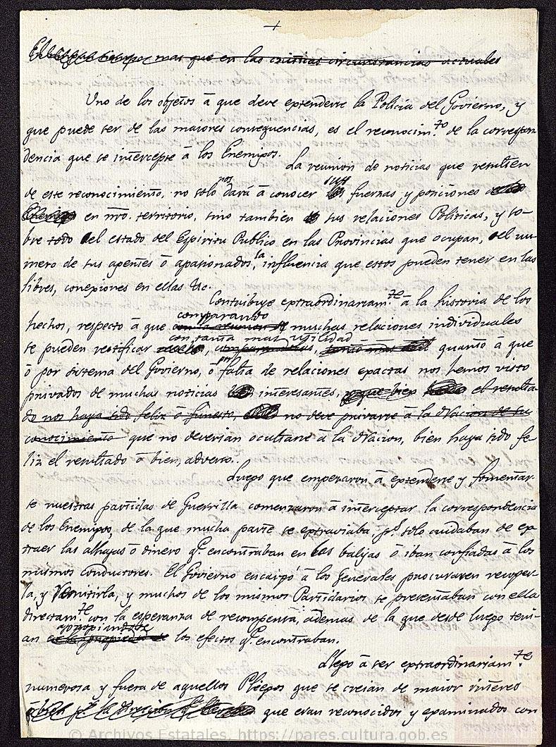 Archivo Histórico Nacional de España, Report on the project to create a General Police Force, which was done on the basis of the informants working for the Supreme Central Board, and the reasons for its failure, 1813, avalaible here
