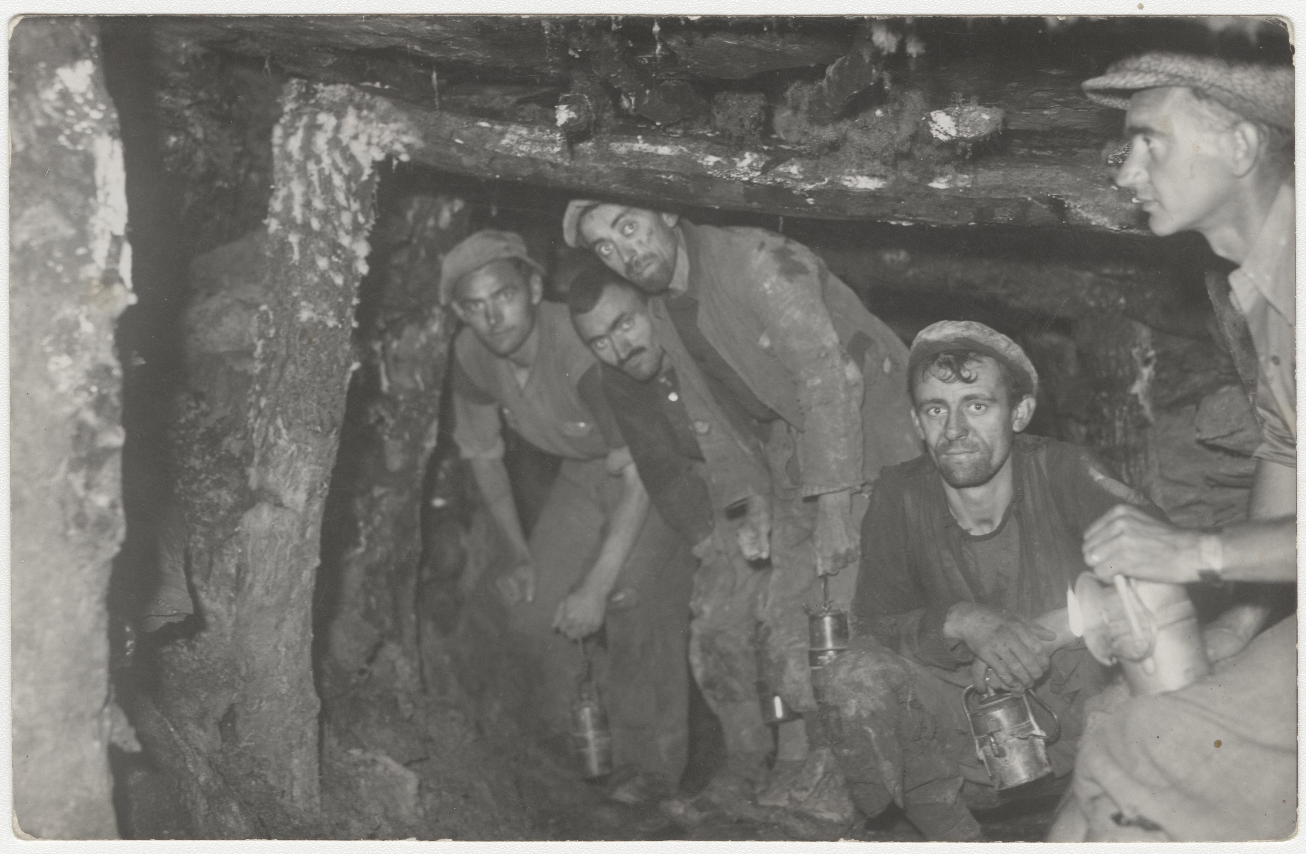 The coal mine in Kërraba, Tirana (before 1944)