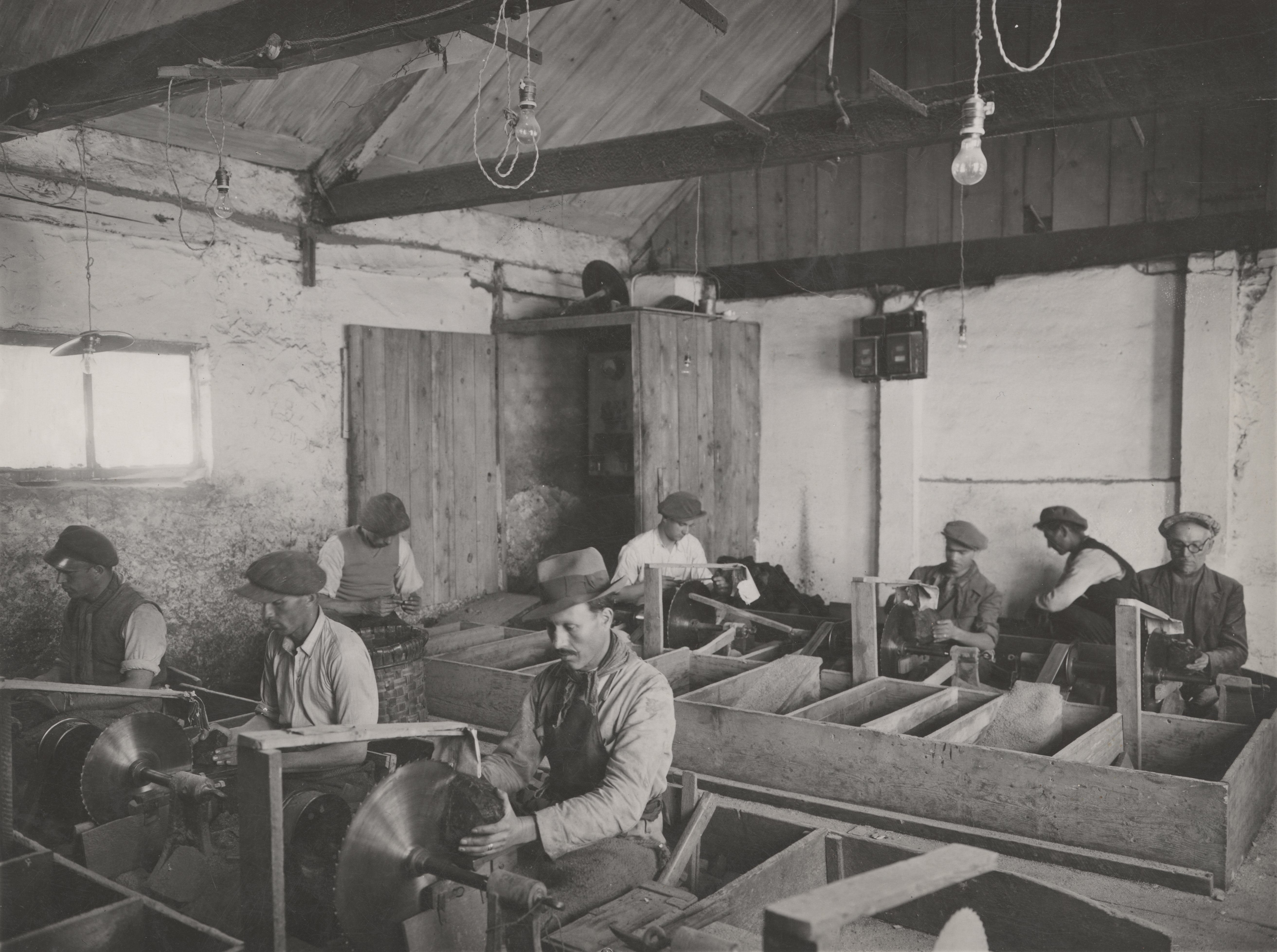 A workshop of pipes in Shkodra (before 1944) - Kel Marubi - Forest Office of Shkodra