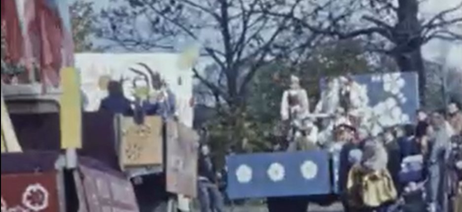 Pic 8: The harvest festival in Biržai (Lithuania), in 1984, with people dressed as corn, bees, and bears, video here