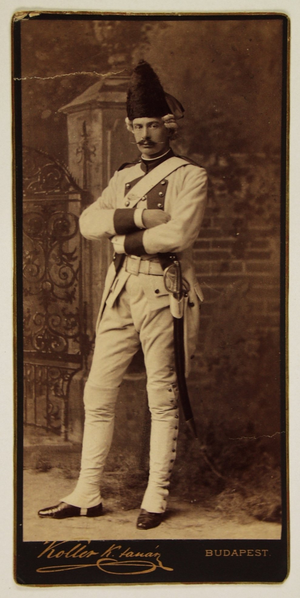  National Archives of Hungary, Festetics family archives, Count Imre Széchényi as a 17th century Dutch man's suit, 1885