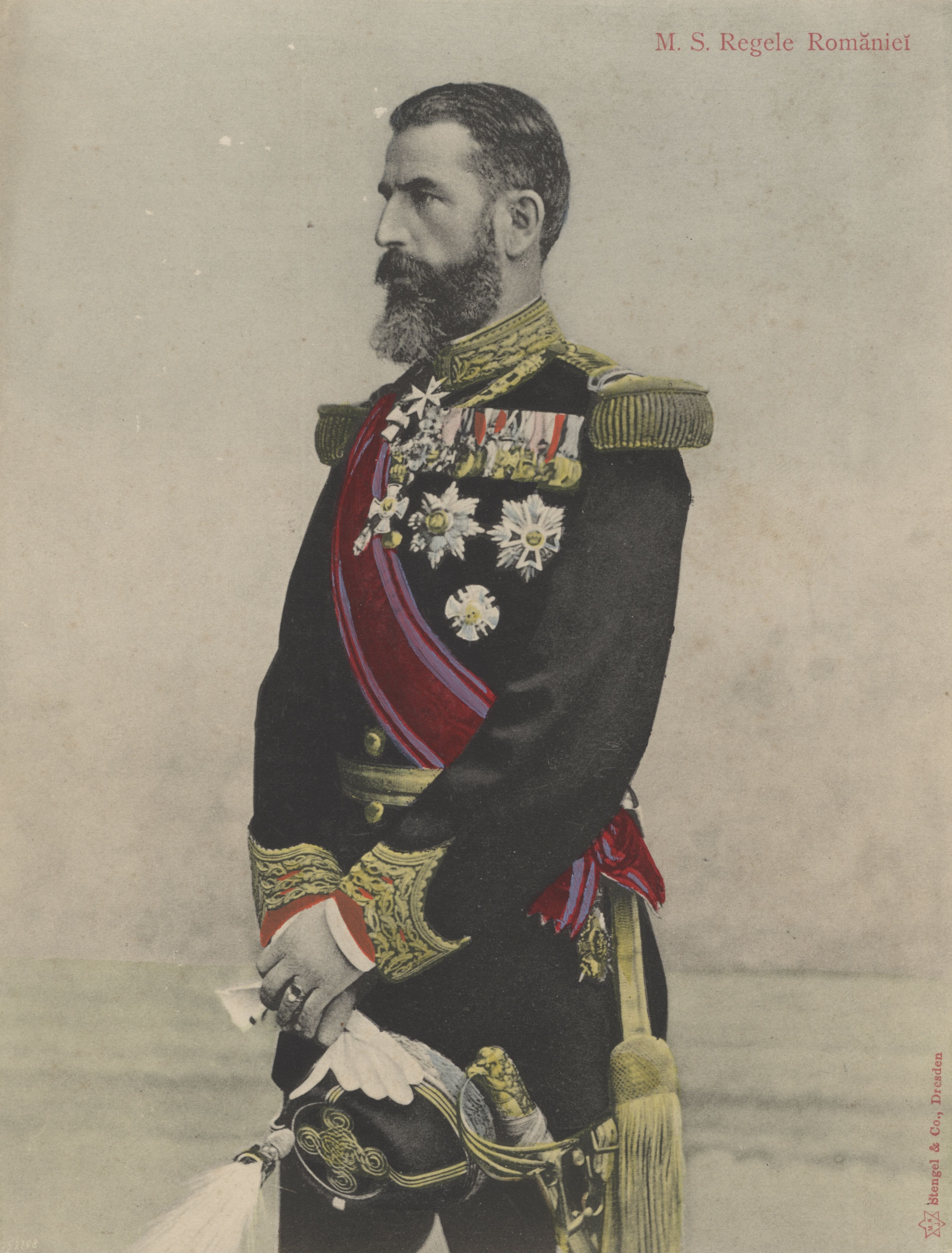 Portait of King Carol I (National Archives of Romania, Bucharest, collection Photographical Documents_II 2264).