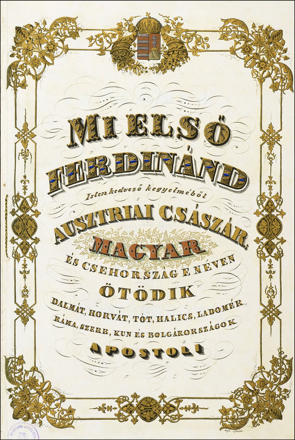 The 1848 April Laws, National Archives of Hungary (HU_MNL_OL_N_0045_LadH_SerA_Fasc2_1848) The full text is available at this link: https://mnl.gov.hu/mnl/ol/galeria/1848_aprilisi_torvenyek_reszlet

