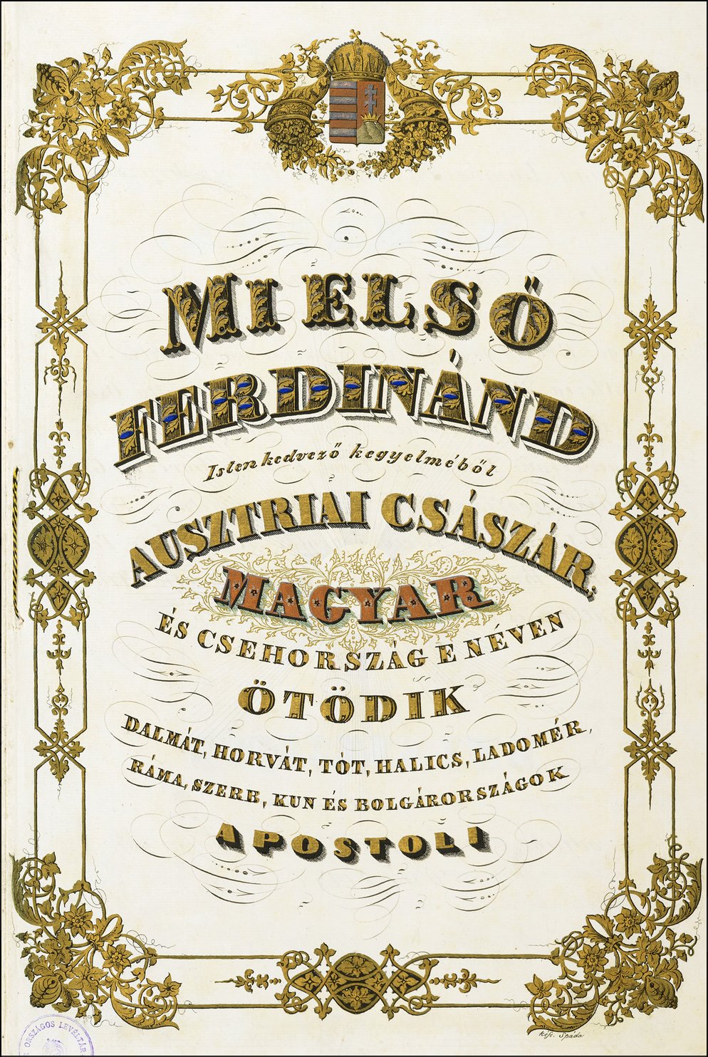 The 1848 April Laws, National Archives of Hungary (HU_MNL_OL_N_0045_LadH_SerA_Fasc2_1848) The full text is available at this link: https://mnl.gov.hu/mnl/ol/galeria/1848_aprilisi_torvenyek_reszlet
