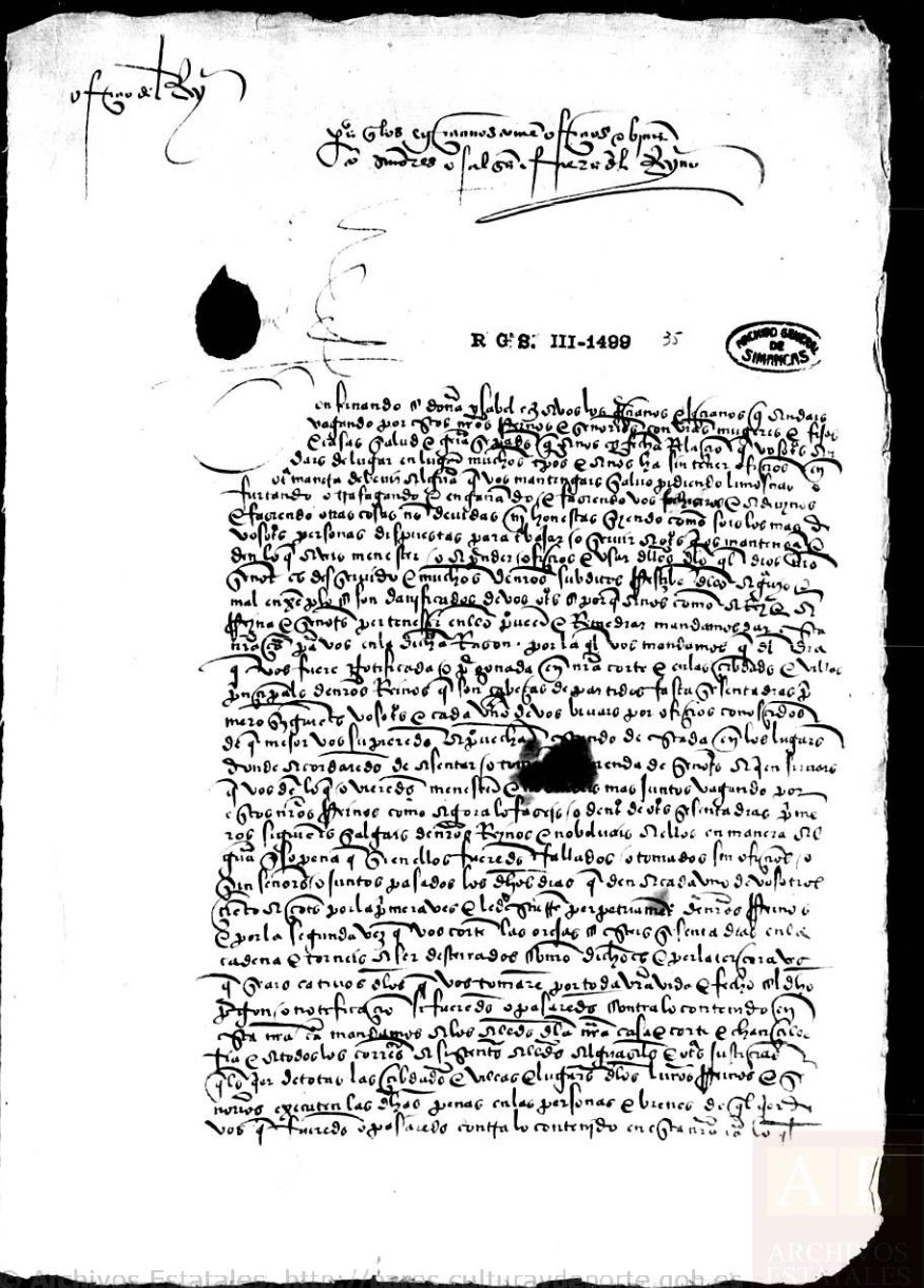 Archivo General de Simancas, Letter stating that the Egyptians (gypsies) and Greeks who live in the Kingdom without a job take one and live with their lords or else leave the land(4 March 1499). Available at https://www.archivesportaleurope.net/advanced-search/search-in-archives/results-(archives)/?&repositoryCode=ES-47161-AGS2&term=Carta+para+que+los+egipcianos+%28gitanos%29+y+griegos+que+viven+en+el+Reino+&levelName=clevel&t=fa&recordId=ES-47161-AGS-UD-117090&c=C475009226
