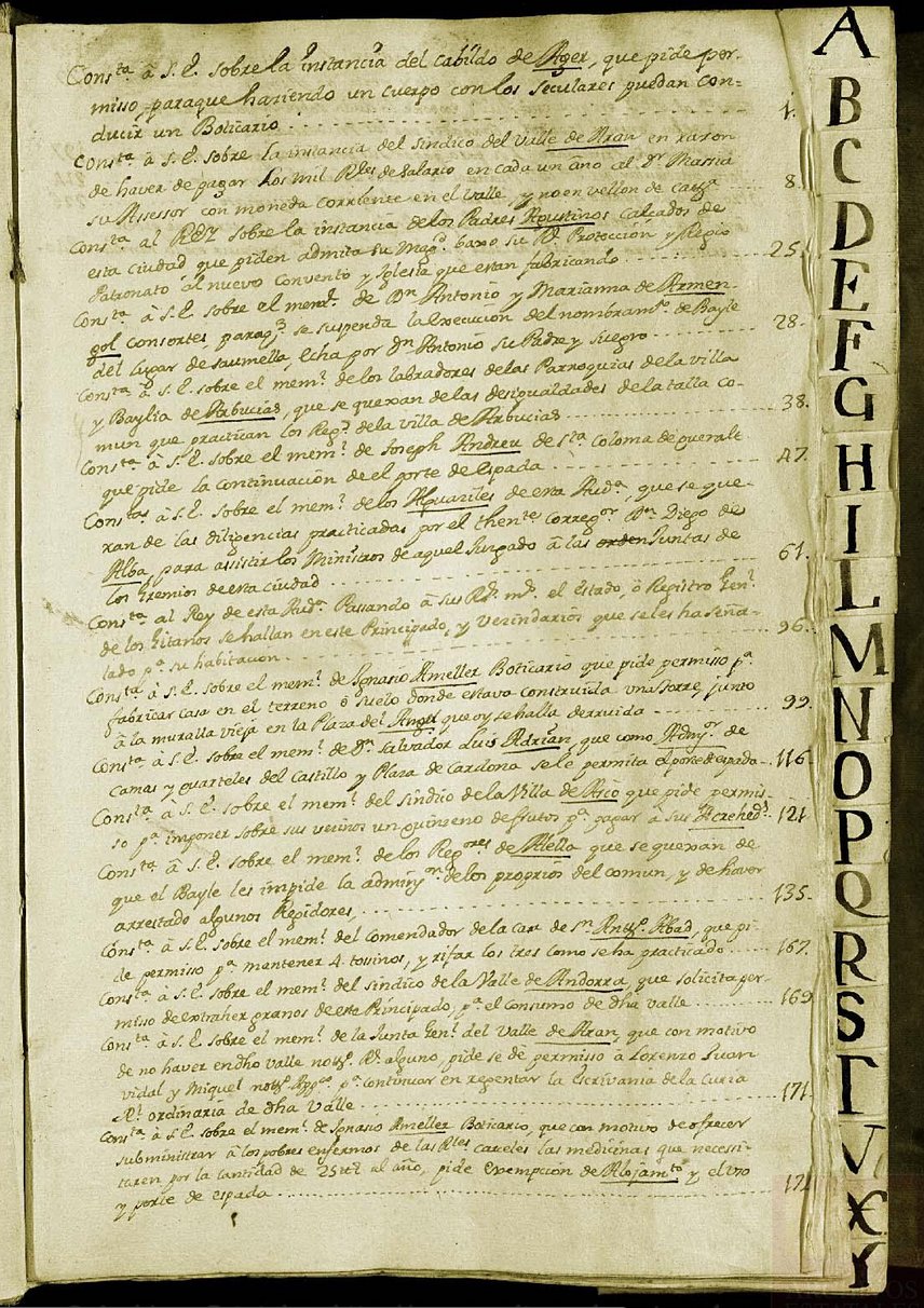 Archivo de la Corona de Aragon, Consultas Real Audiencia (1729), available here
