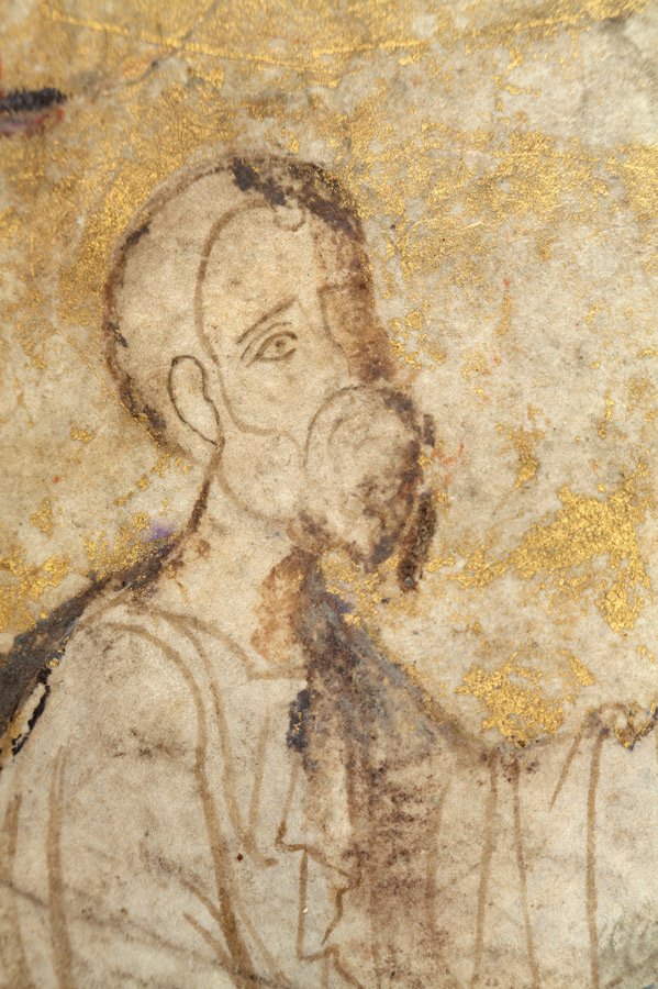 Detail of the miniature of Matthew the Apostle